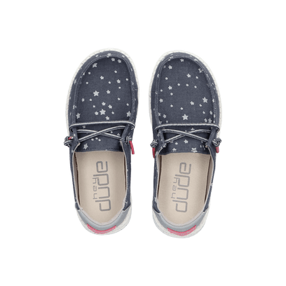 Wendy Youth Meisjes Instappers Cat Eye Navy