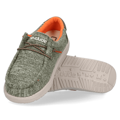 Wally Youth Jongens Instappers Stretch Sage