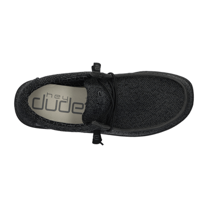 Wally Sox Micro Heren Instappers Total Black