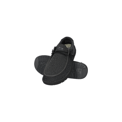 Wally Sox Micro Heren Instappers Total Black