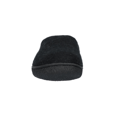 Tibet Wolvilt Sloffen Black/Grey