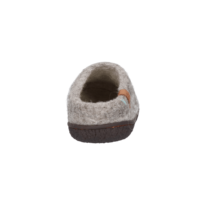 Tibet Wolvilt Sloffen Grey/Natural