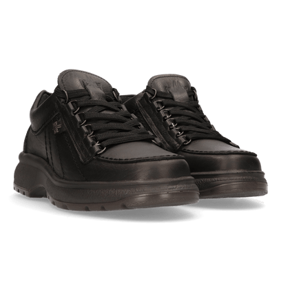 New Valiant Heren Veterschoenen Black