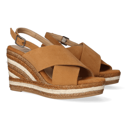 Ania-A Suede Dames Espadrilles Cuiro