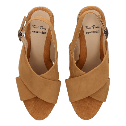 Ania-A Suede Dames Espadrilles Cuiro