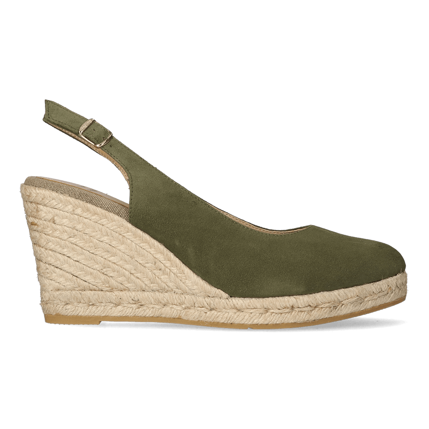 Barna-A Dames Espadrilles Caqui