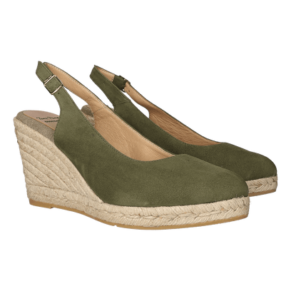 Barna-A Dames Espadrilles Caqui