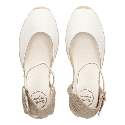Caldes Dames Espadrilles Blanc