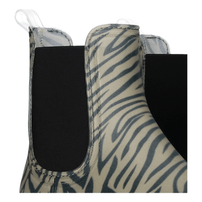 Calvi Dames Regenboots Zebra