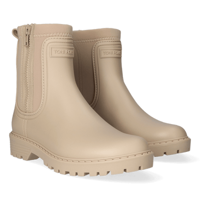 Clais Dames Regenboots Beige