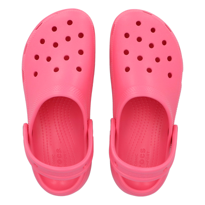 Classic Platform Clogs Hyper Pink