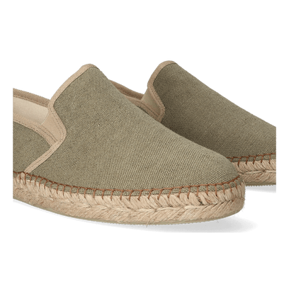 Dallas Canvas Heren Espadrilles Caqui