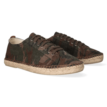 Dani Heren Espadrilles Caqui Camouflage