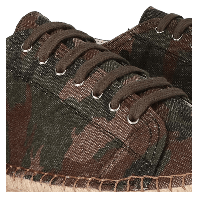 Dani Heren Espadrilles Caqui Camouflage
