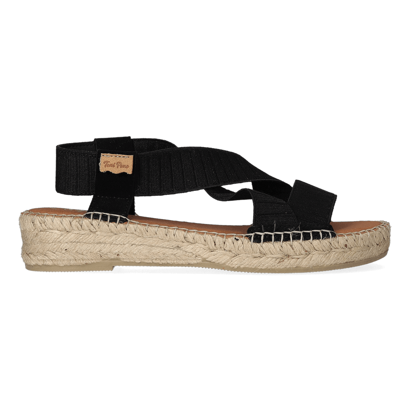 Eire-TR Dames Espadrilles Negre