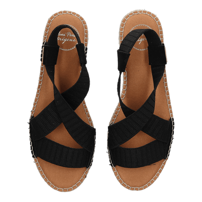 Eire-TR Dames Espadrilles Negre