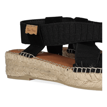 Eire-TR Dames Espadrilles Negre