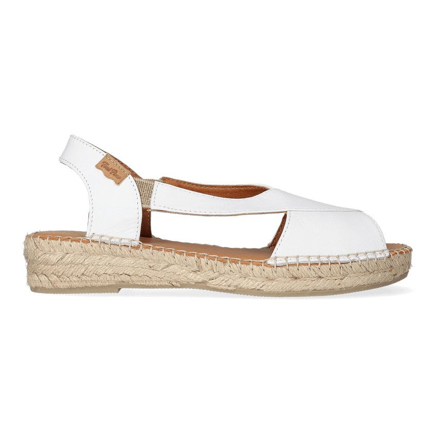 Elda-P Dames Espadrilles Blanc