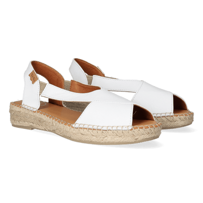 Elda-P Dames Espadrilles Blanc
