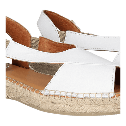 Elda-P Dames Espadrilles Blanc
