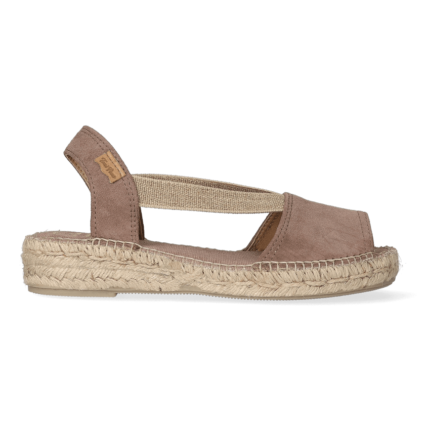 Ella Dames Espadrilles Taupe