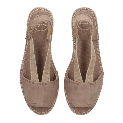 Ella Dames Espadrilles Taupe
