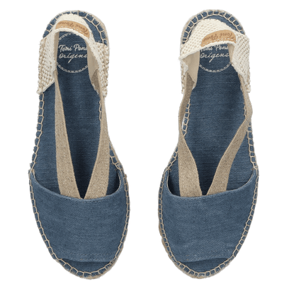 Elora-V Dames Espadrilles Blau