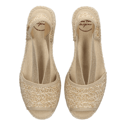 Estel-HK Dames Espadrilles Natural