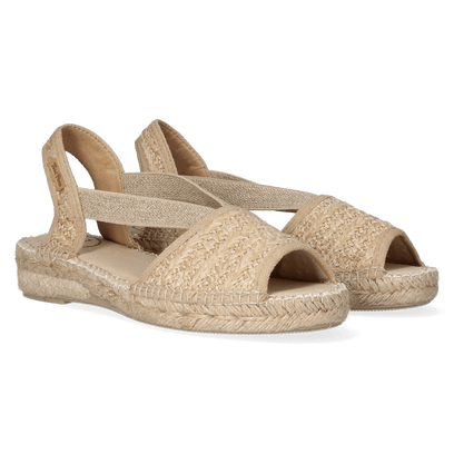Estel-NZ Dames Espadrilles Natural
