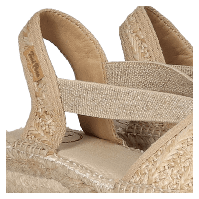Estel-NZ Dames Espadrilles Natural