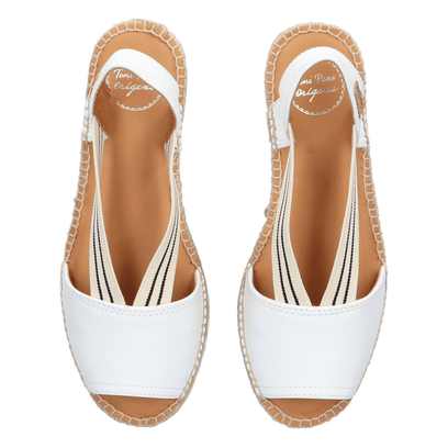 Estel-SW Dames Espadrilles Blanc