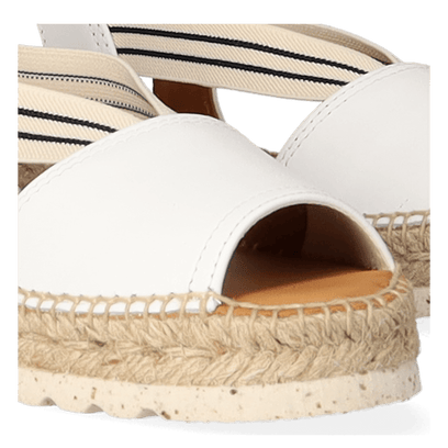 Estel-SW Dames Espadrilles Blanc