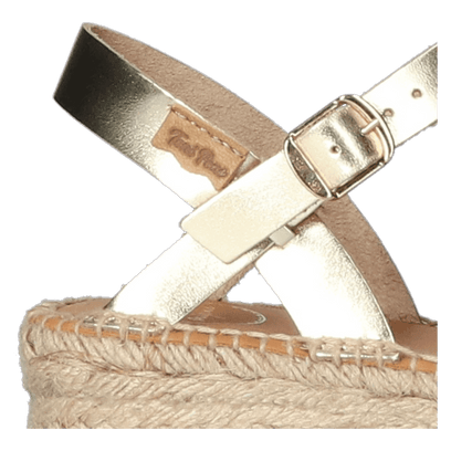 Esther Leren Dames Espadrilles Plati