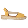 Etna Leren Dames Espadrilles Ocre