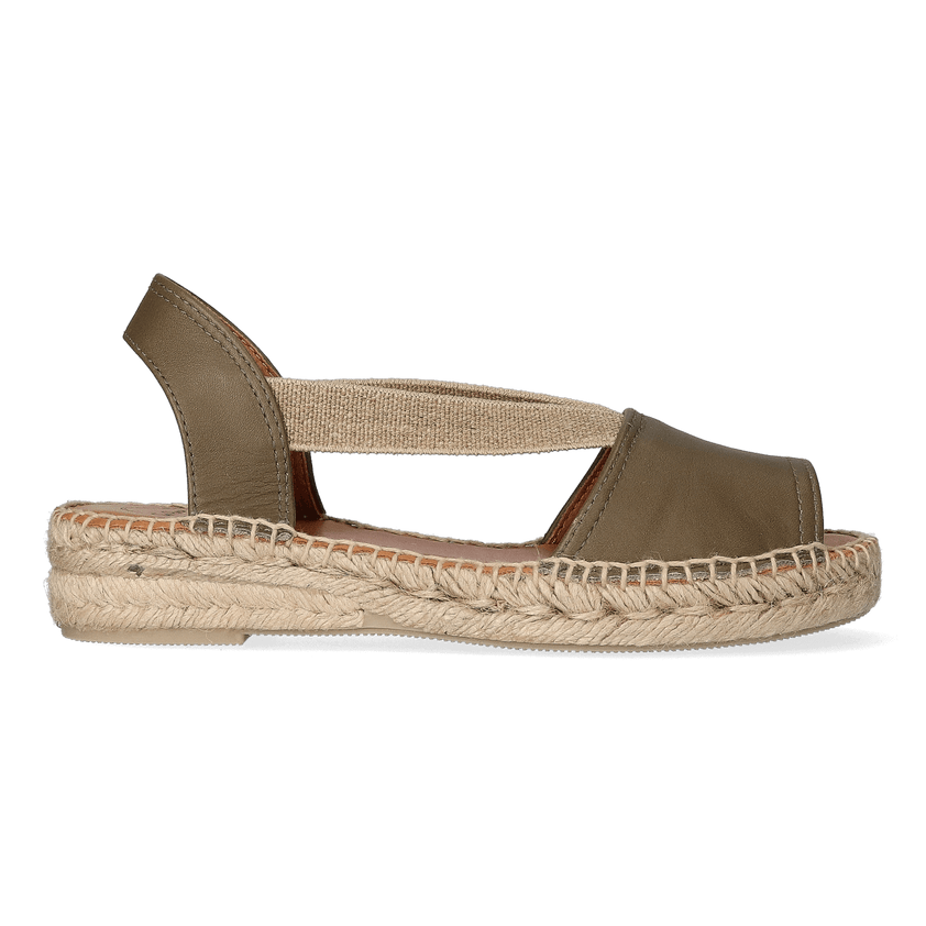 Etna Dames Espadrilles Caqui