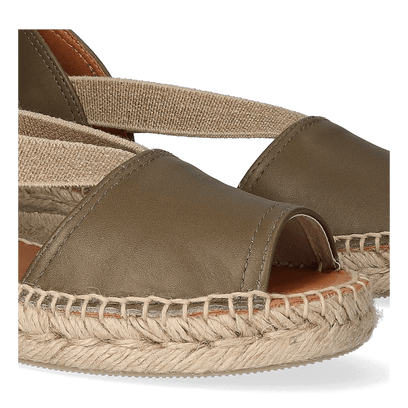 Etna Dames Espadrilles Caqui