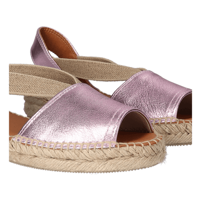 Etna Dames Espadrilles Rosa