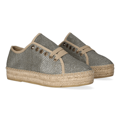 Fedra-S Textiel Dames Espadrilles Plati