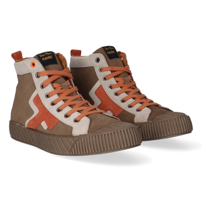 Gales-SY Dames Veterboots Taupe