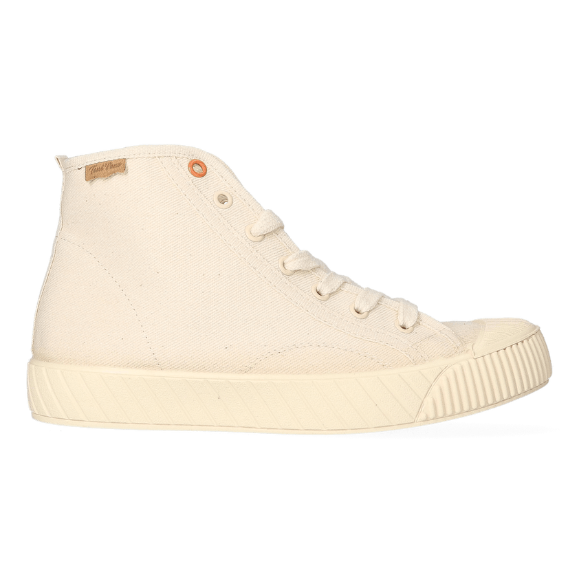 Gena-CB Dames Hoge Sneakers Cru