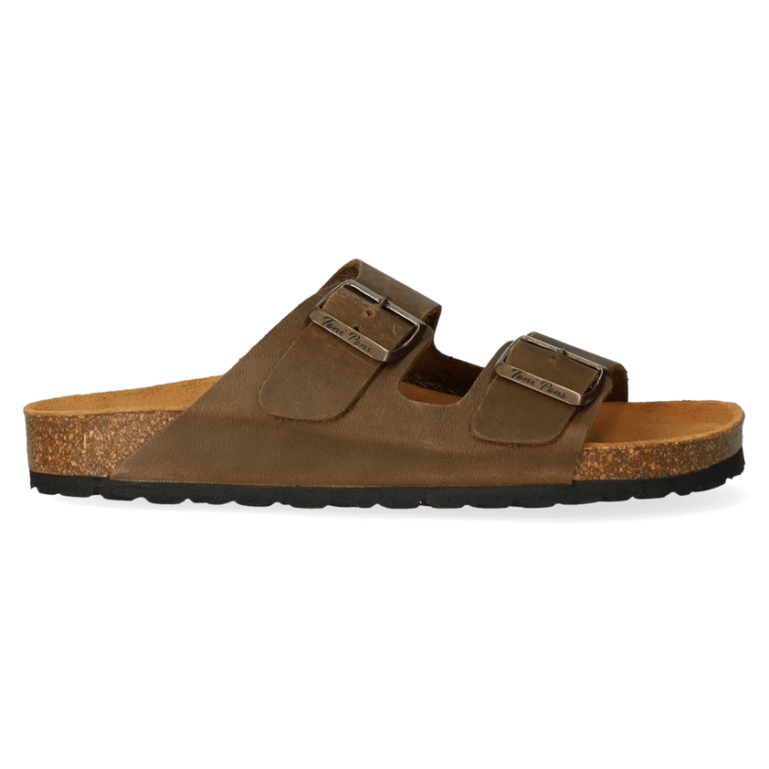 Ger-PE Heren Slippers Caqui