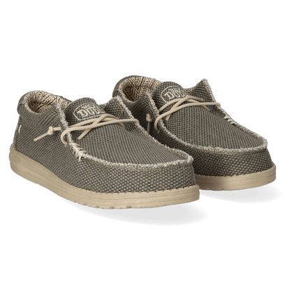 Wally Braided Heren Instappers Army