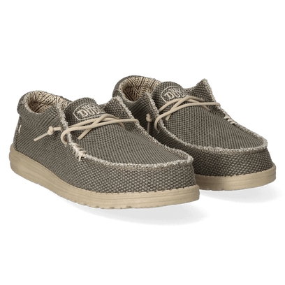 Wally Braided Heren Instappers Army