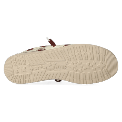 Wally Camouflage Heren Instappers Desert Camo