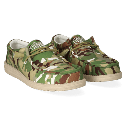 Wally Camouflage Heren Instappers Multi Camo