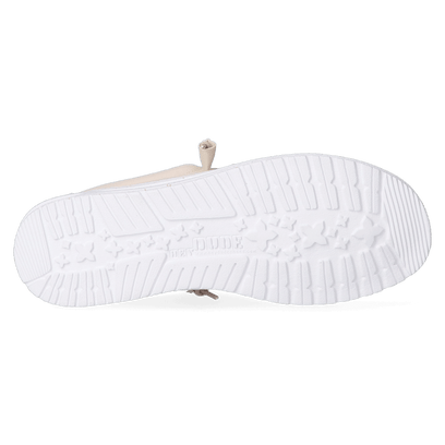 Wally Slub Canvas Heren Instappers Natural