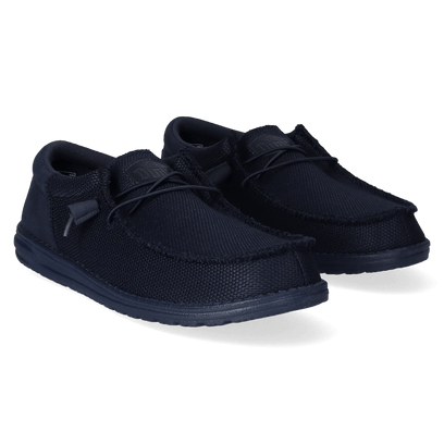 Wally Funk Mono Heren Instappers Navy