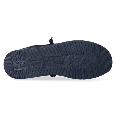 Wally Funk Mono Heren Instappers Navy