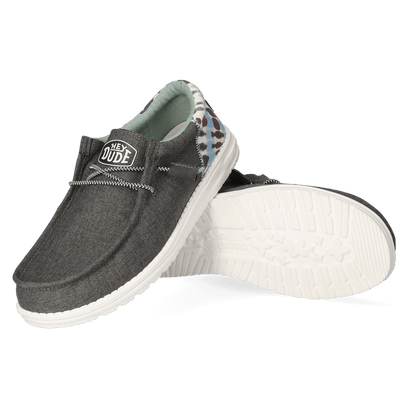 Wally Funk Heren Instappers Tie Dye Grey