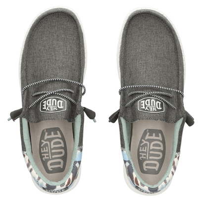 Wally Funk Heren Instappers Tie Dye Grey